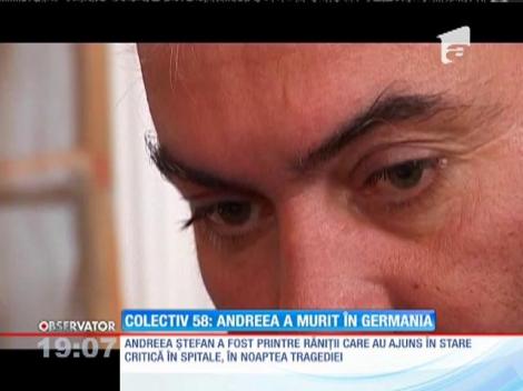 Noul BILANŢ Colectiv: 58 de morţi. Andreea Ştefan s-a stins