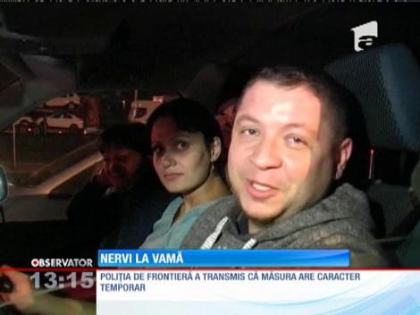 Controalele de la graniţa României cu Ungaria au provocat furia şoferilor