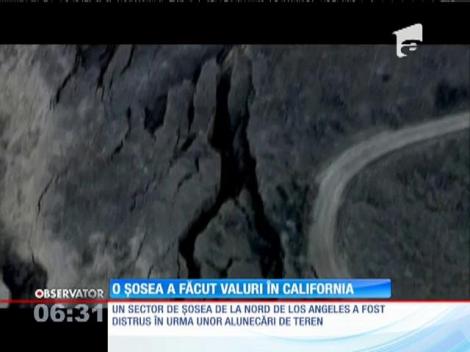 O șosea a făcut valuri în California