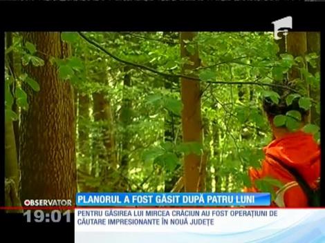 Planorul dispărut în munți a fost găsit după patru luni