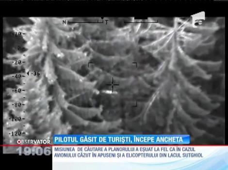 Recuperarea planorului prăbușit, o misiune aproape imposibilă