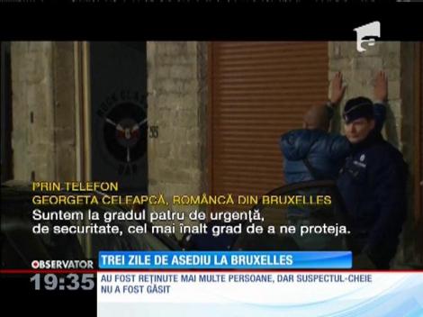 Trei zile de asediu la Bruxelles. Au fost reținute mai multe persoane