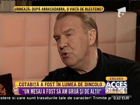 Exclusiv! Gabriel Cotabiţă: ”M-a emoționat reacția publicului”