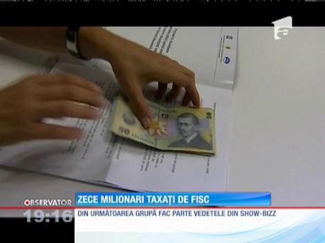 10 milionari taxați de FISC. Inspectorii au depistat venituri nedeclarate de peste 86 de miliaone de lei