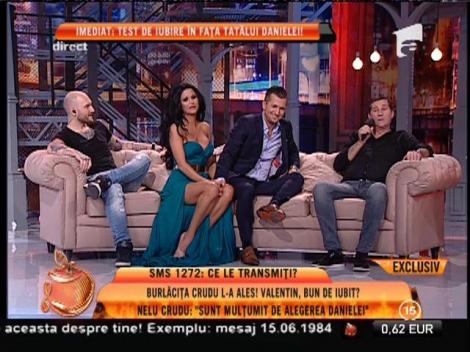 Tatăl Danielei Crudu, faţă în faţă cu Valentin: "Sunt pregătit să fiu bunic!"