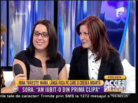 Irina, întâlnirea emoționantă cu sora ei. Nu s-au văzut de 25 de ani!