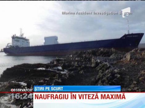 Ofiţer băut, nauvragiu &icirc;n viteză maximă