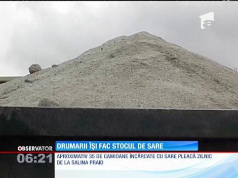 La salina Praid e forfota mare, drumarii se pregătesc de iarnă