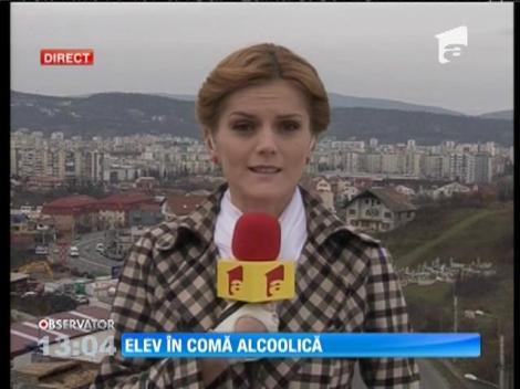 Un băiat de 13 ani din Argeş a ajuns în comă alcoolică de la şcoală, la spital