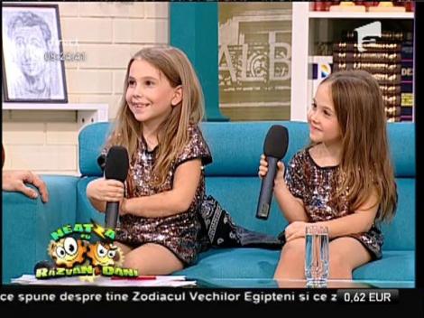 Ema şi Maria Niculae, două fetiţe adorabile