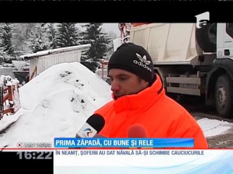 Prima zăpadă, cu bune și rele
