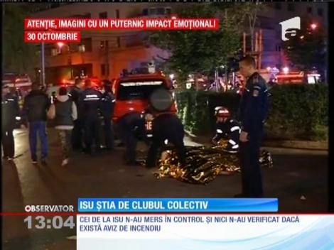 Descoperire şocantă! ISU ştia de clubul Colectiv