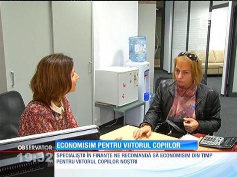 Familiilor din orașe au început să economisească pentru viitorul copiilor