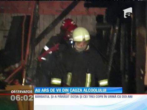 Doi concubini au ars de vii într-un adăpost improvizat, în Arad