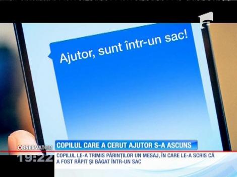 Robert, copilul din Constanța dat dipărut de părinți, s-a ascuns