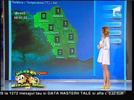 Vremea se răceşte considerabil şi va ninge! Prognoza meteo cu Flavia Mihăşan!