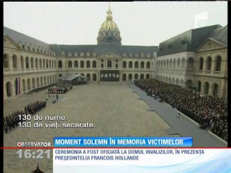 La Paris, moment solemn în memoria victimelor din ”vinerea neagră”