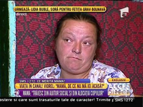 Mama care și-a abadonat copilul ajus să doarmă în canal: ”Trăiesc dn ajutor social și din alocația copiilor”