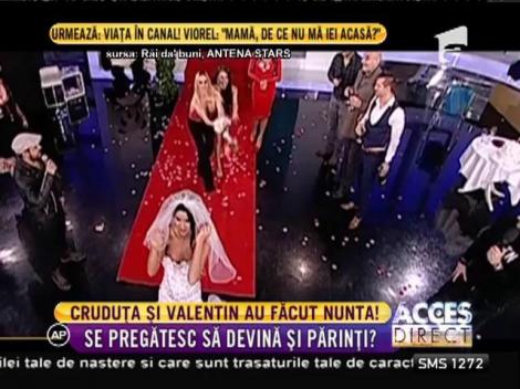 Daniela Crudu și Valentin au făcut nunta!