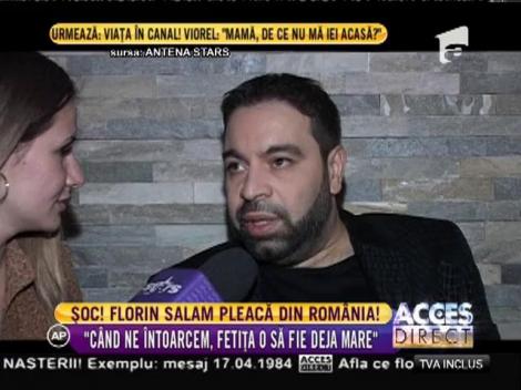 Șoc! Florin Salam pleacă din România