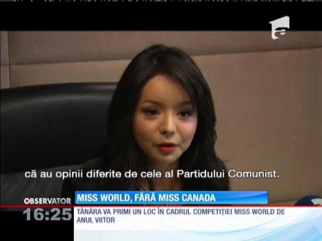 Canada, interzis la celebrul concurs de frumusețe Miss World