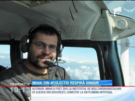 Un tânăr rănit în incendiul din Colectiv a primit un plămân extern, artificial, iar acum respiră singur