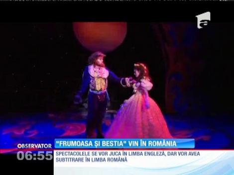 "Frumoasa şi bestia", musicalul care a făcut furori în toată lumea, vin în România