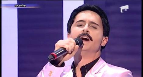 Şerban Copot se transformă în Freddie Mercury - 'The Great Pretender"