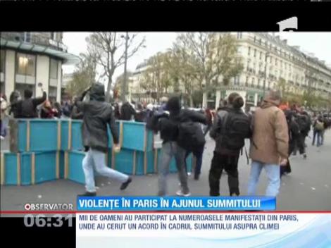 Proteste violente la Paris