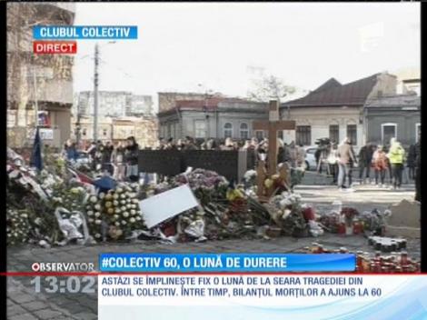 O lună de la tragedia din #Colectiv. 60 de tineri au murit