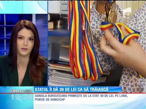 O femeie bolnavă de Parkinson îşi creşte fetele cu 39 de lei pe lună