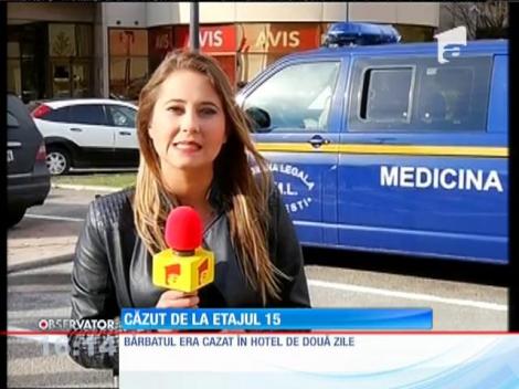 Un cetăţean german a căzut de la etajul 15 al unui hotel din Capitală