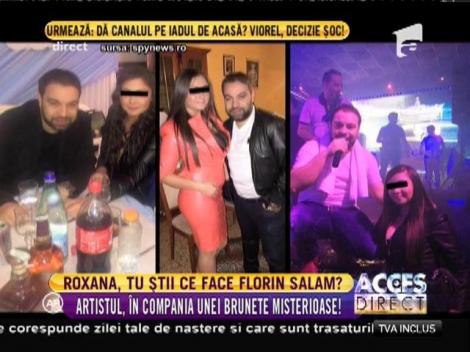 Florin Salam, în compania unei brunete misterioase!