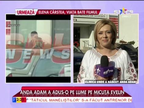 Anda Adam a devenit mămică! Primele imagini cu artista în ziua cea mare