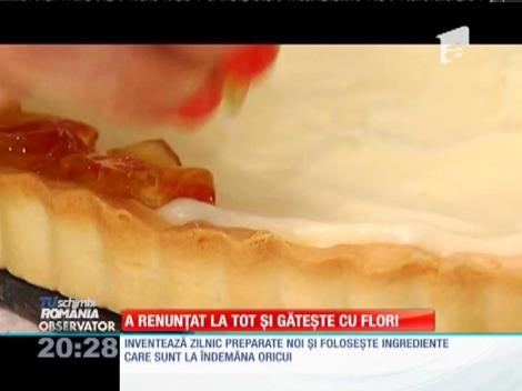 SPECIAL! A renunţat la cariera de succes pentru gătitul cu flori