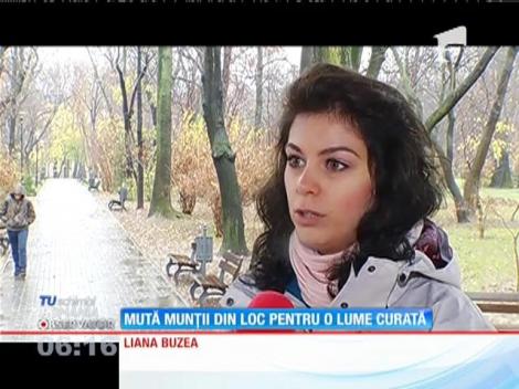 Liana Buzea mută munți de gunoaie din loc pentru o Românie curată