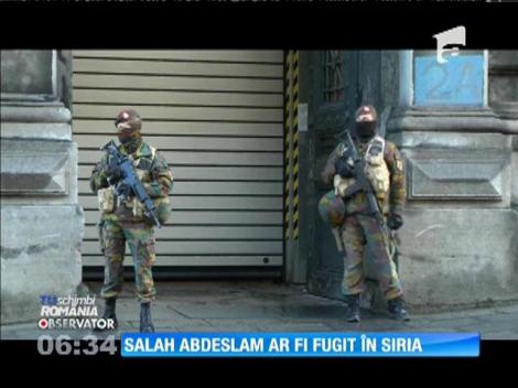 Salah Abdeslam, singurul terorist rămas în viaţă după atentatele de la Paris, ar fi fugit în Siria