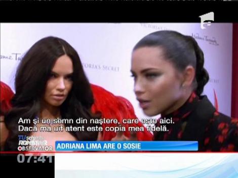 Statuie de ceară pentru celebrul modelul Adriana Lima