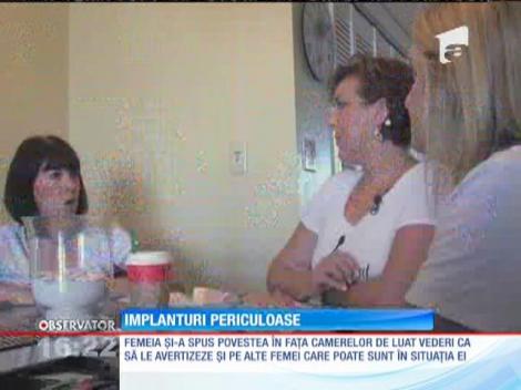 SUA: O femeie, la un pas să îşi piardă viaţa după ce implanturile mamare i-au mucegăit