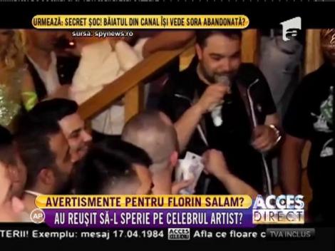 Florin Salam ar fi fost avertizat în faţa tuturor