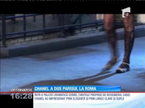 Karl Lagerfeld a prezentat cea mai recentă colecţie Chanel, la Roma