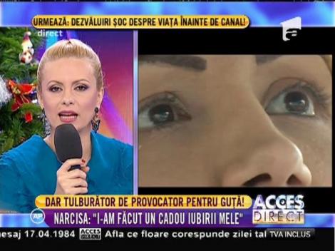 Narcisa i-a făcut un dar inedit lui Nicolae Guță