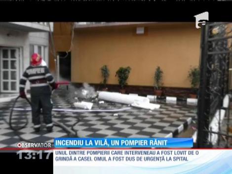 Vila unei familii de romi din Petroşani a fost distrusă de foc