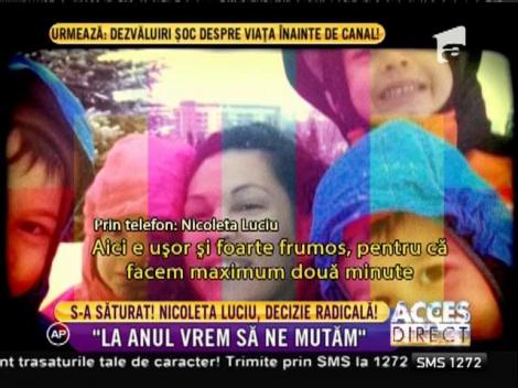 Nicoleta Luciu se mută cu familia la Miercurea Ciuc!