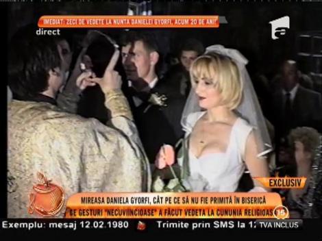 Mireasa Daniela Gyorfi, cât pe ce să nu fie primită în biserica