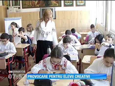 Provocare pentru elevii creativi