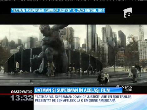 "Batman versus Superman", unul dintre cele mai aşteptate filme ale anului 2016