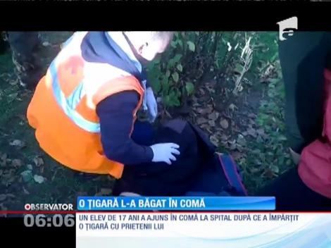 Elev de 17 ani, băgat în comă de o țigară