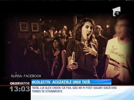 Tatăl unuia dintre tinerii morţi în Colectiv îşi povesteşte suferinţa într-o scrisoare