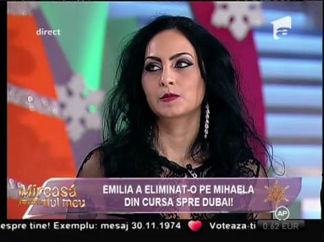 Mihaela, eliminată de Emilia din cursa spre Dubai!